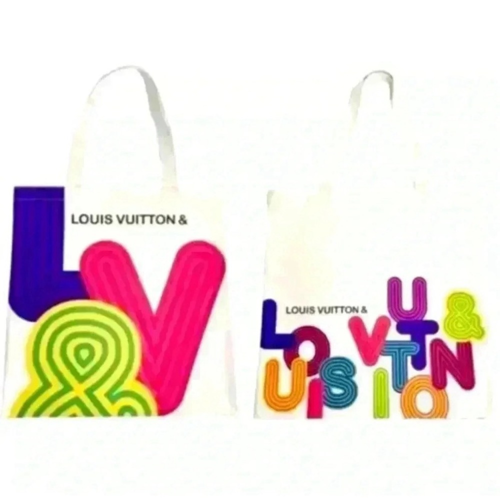 LOUIS VUITTON CANVAS LIMITED TOTE NEW IN PLASTIC AUTHENTIC